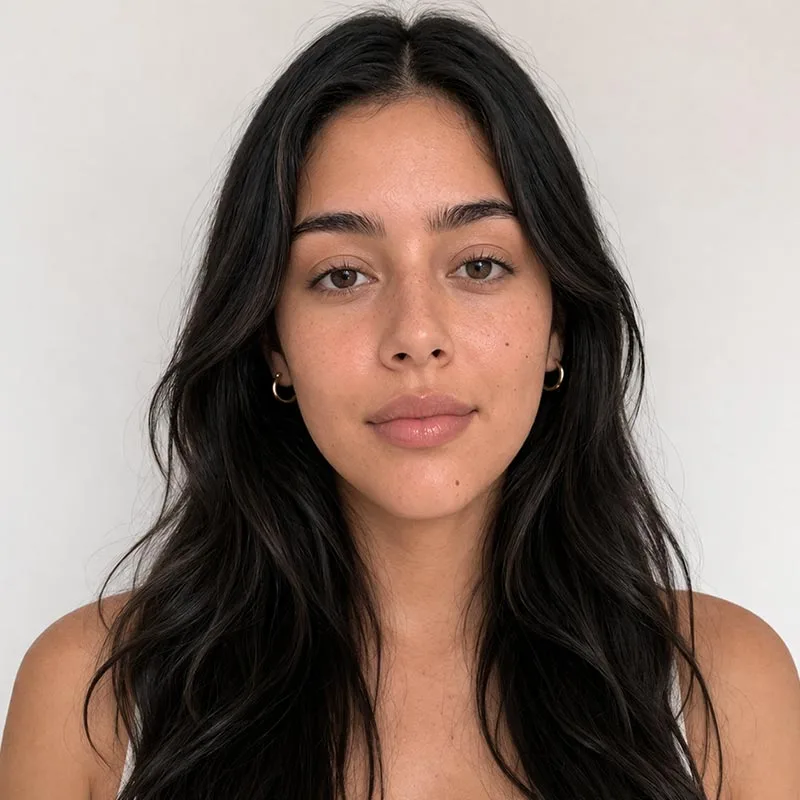 Before brow lamination — Lynn Beauty Care, Newstead Brisbane