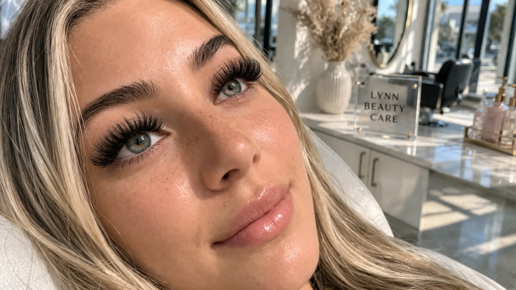 Mega Volume lash extensions result — Lynn Beauty Care, Newstead